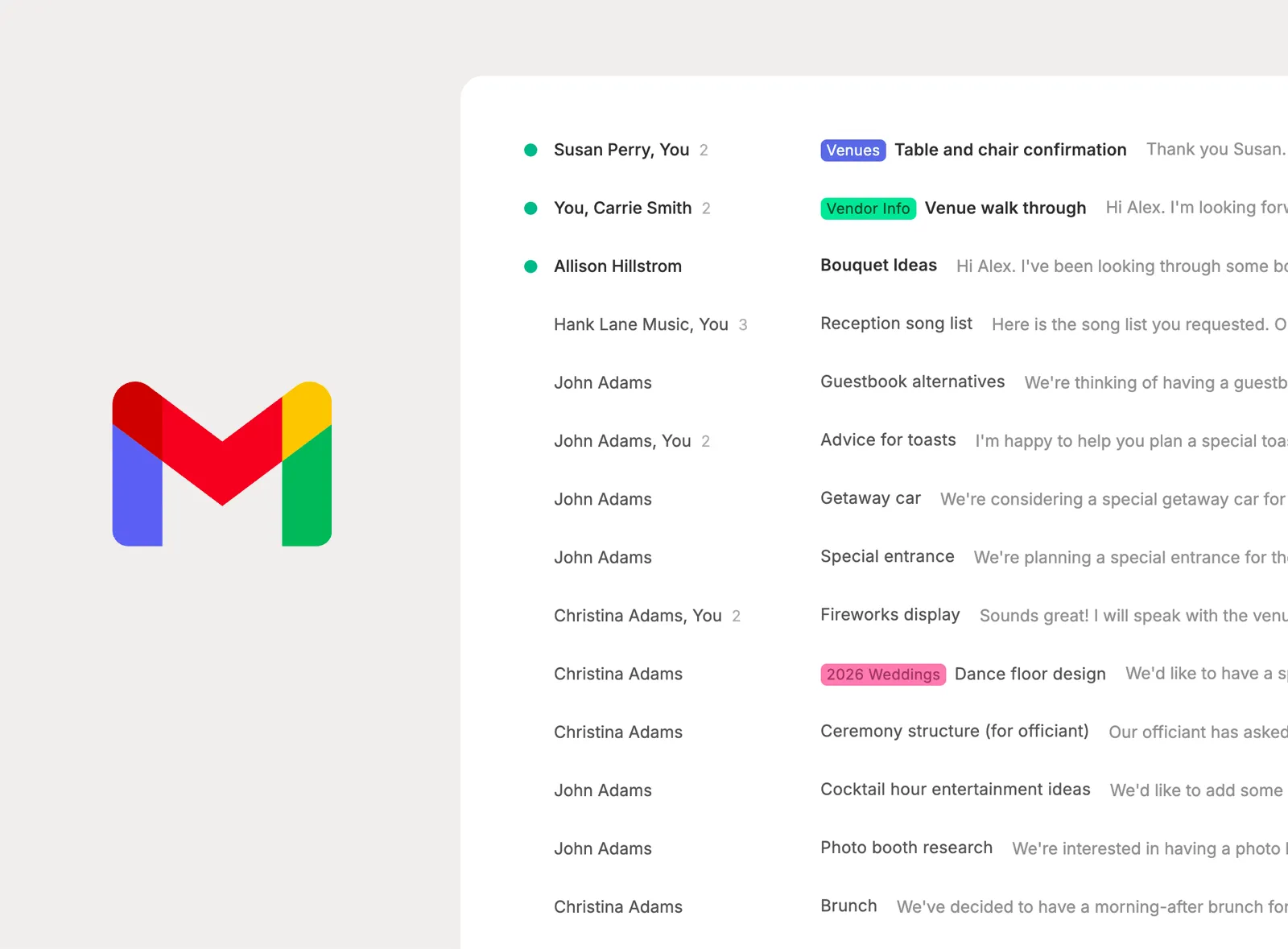 Sync your inbox in Planpage
