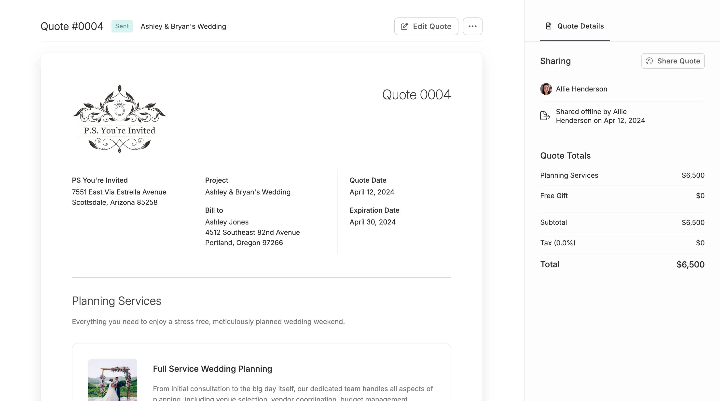 Planpage marketing hero