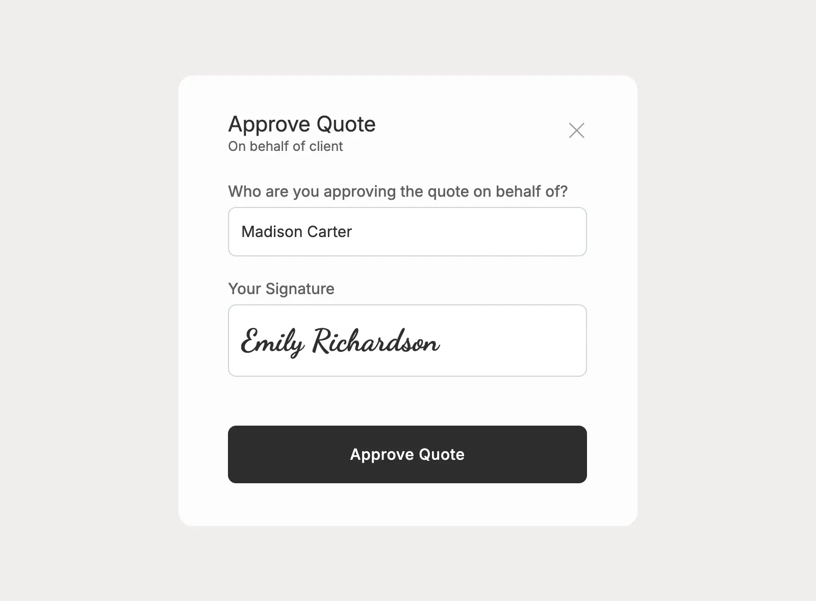 Approve and convert to invoice